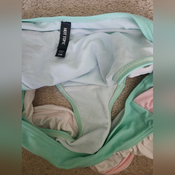 Hot Topic 2 Piece Pastel Sailor Swim Set - Picture 9 of 11